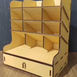 فایل لایه باز پارتیشن‌بندی و استند لوازم‌التحریر