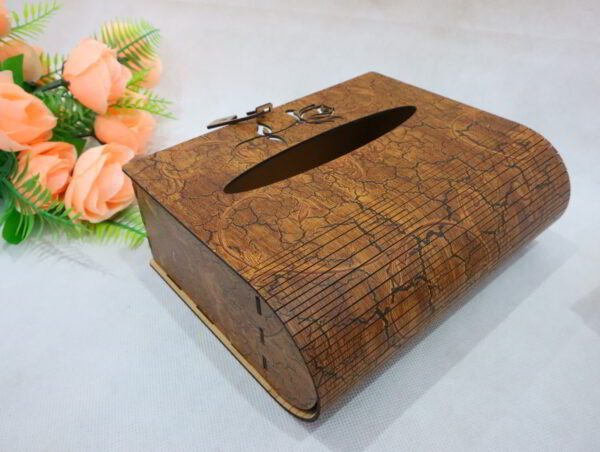 فایل لایه باز جعبه دستمال کاغذی مدرن