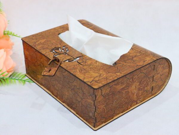 فایل لایه باز جعبه دستمال کاغذی مدرن