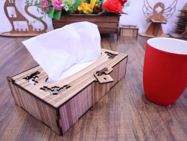 فایل لایه‌باز وکتور جعبه دستمال کاغذی