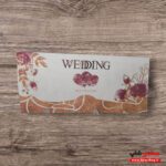 کارت عروسی تک برگ طرح wedding