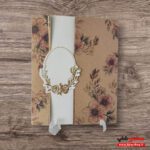 کارت دعوت عروسی دو برگی کرافت